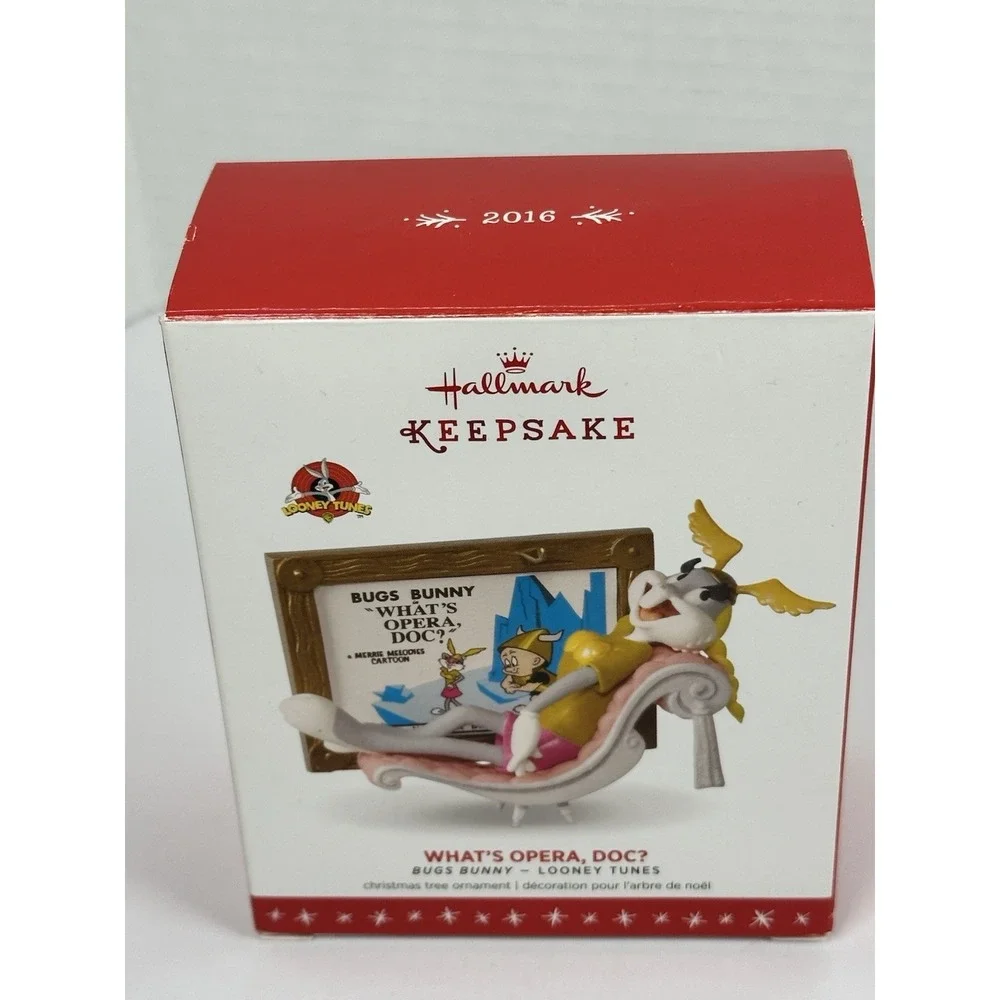Hallmark Keepsake 2016 Bugs Bunny What's Opera Doc Ornament Looney Tunes
